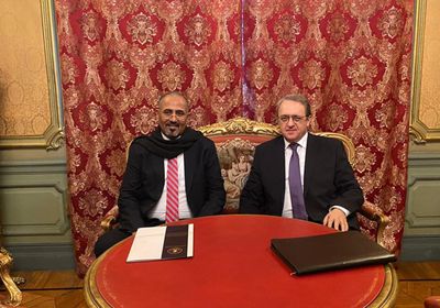 في لقاء مشترك.. الخارجية الروسية للزُبيدي: نحترم تطلعات الشعب وخياراته