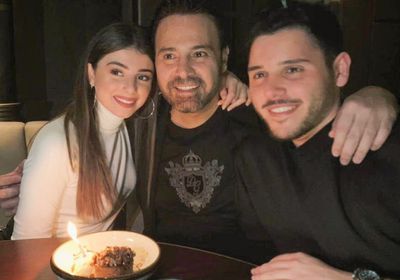 عاصي الحلاني يهنئ نجلته ماريتا بعيد ميلادها