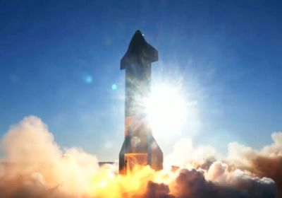  انفجار نموذج أولي لصاروخ ستارشيب في أمريكا