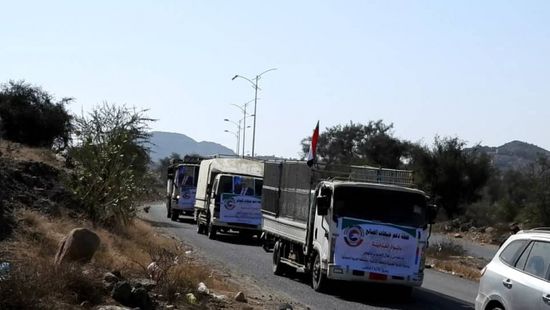 قافلة دعم من الجالية الجنوبية بالخارج للقوات بمحور الضالع