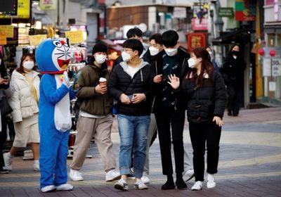 كوريا الجنوبية تسجل 372 إصابة جديدة بكورونا