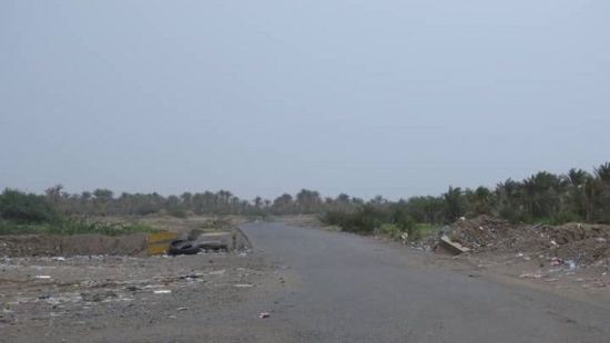 سقوط قذائف حوثية على مزارع في الفازة