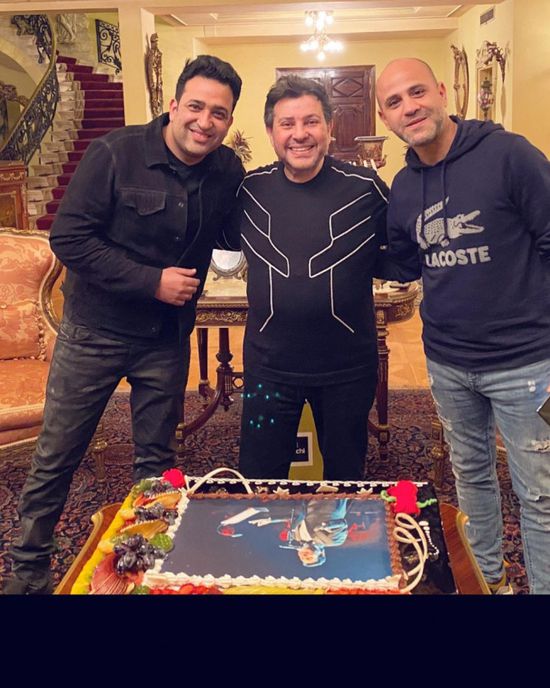 تامر حسين وعزيز الشافعي مع هاني شاكر في أحدث ظهور