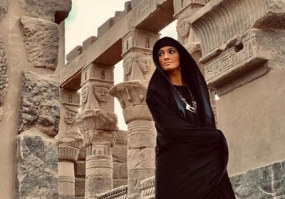 تارا عماد بلوك صعيدي في كواليس مسلسل "موسى"