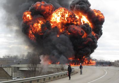 انفجار صهريج غاز عند نقطة جمركية إيرانية مع أفغانستان