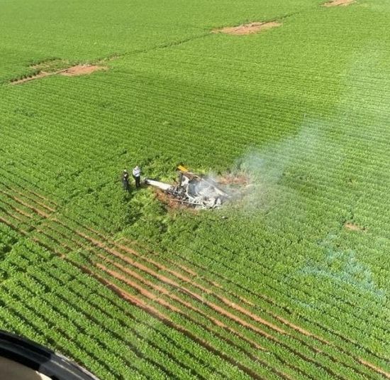 مصرع شخصين في تحطم مروحية شمال إسرائيل