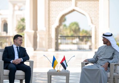 محمد بن زايد يلتقي الرئيس الأوكراني في أبوظبي (تفاصيل)