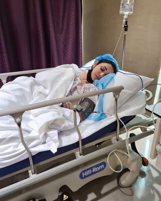 أول تعليق لـ ديانا حداد بعد خضوعها لعملية جراحية (فيديو)