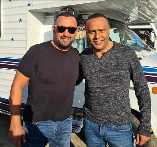 "وحش السرب".. محمود عبد المغني بصحبة أحمد السقا