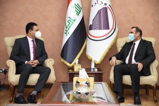  وزير التخطيط العراقي يستقبل السفير المصري الجديد لدى بغداد