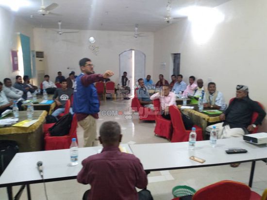 الهجرة الدولية تُقيم دورة حول حصر المواقع بأبين