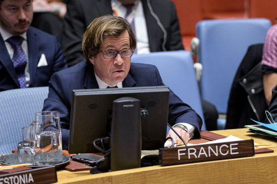 مندوب فرنسا بالأمم المتحدة يندد بجرائم الحوثيين