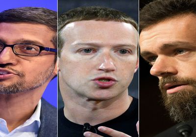 "رؤساء "فيسبوك" و"تويتر" و"غوغل" أمام النواب الأمريكي للتحقيق