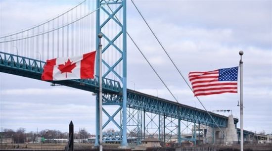 إغلاق الحدود بين كندا وأمريكا حتى 21 مارس