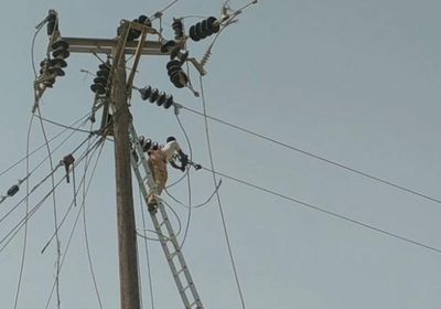 الانتهاء من صيانة الخط الرئيسي للكهرباء بشقرة