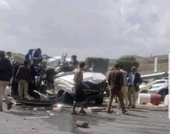 مصرع 9 في تصادم مروري بمنطقة السبعين في صنعاء