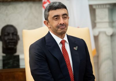 بن زايد يستقبل وزير الصناعة والتجارة الروسي