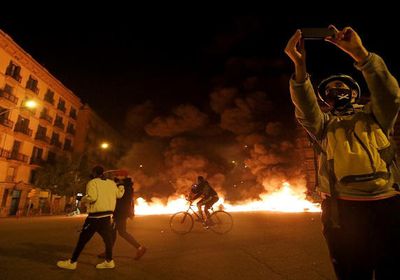  اعتقال 21 شخصًا في احتجاجات شهدتها برشلونة