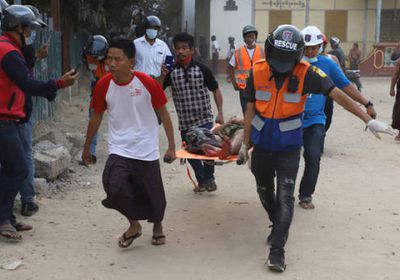 مقتل متظاهرين وسقوط جرحى برصاص الشرطة في ميانمار