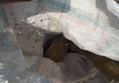 العثور على لغم ومقذوف صاروخي في الممدارة