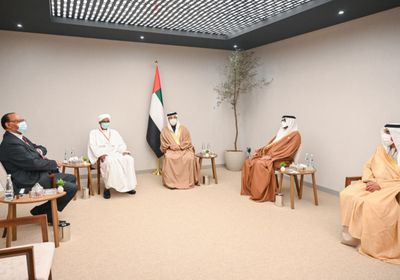 الشيخ منصور بن زايد يستقبل نائب رئيس مجلس السيادة السوداني