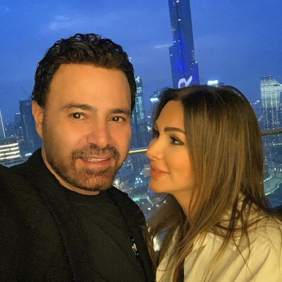 عاصي الحلاني يوجه رسالة رومانسية لزوجته