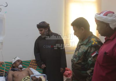 الثقلي يطمئن على مصابي حادث دكسم المروري بمستشفى خليفة