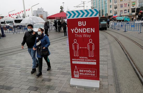 كورونا.. تركيا تسجل 78 وفاة و8104 إصابات