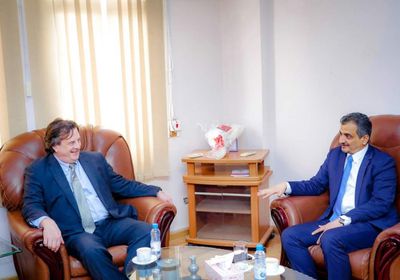 لملس وجريسلي ينسقان حول جوانب التنمية بعدن