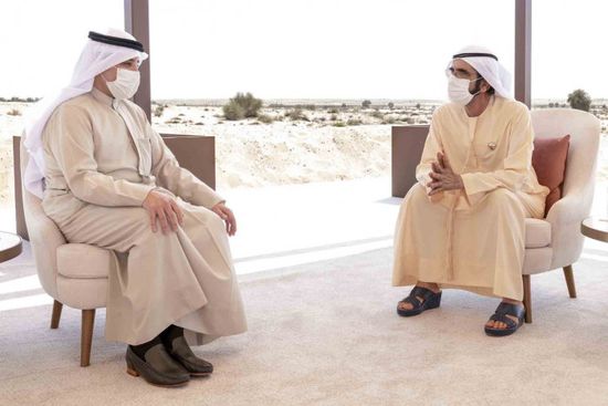 أمير الكويت يبعث برساله خطية إلى  الرئيس الإماراتي 