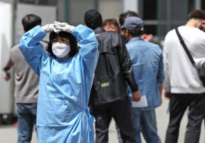 كوريا الجنوبية تسجل 396 إصابة بفيروس كورونا