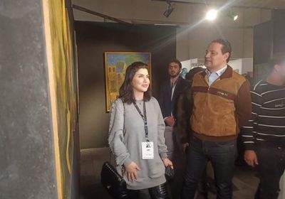 جومانا مراد تشارك بـ45 لوحة بمعرض "إيجيبت آرت فير"