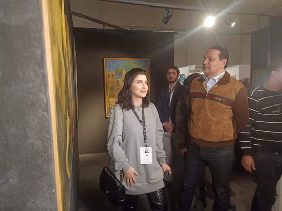 جومانا مراد تشارك بـ45 لوحة بمعرض "إيجيبت آرت فير"