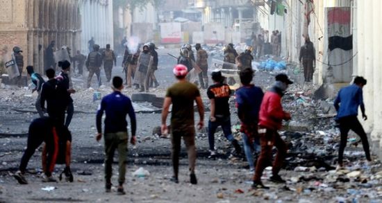 إصابة 16 شخصًا من المحتجين وقوات الأمن العراقية في ذي قار