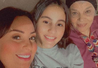 نرمين الفقي مع إنعام سالوسة في كواليس "ضل راجل"