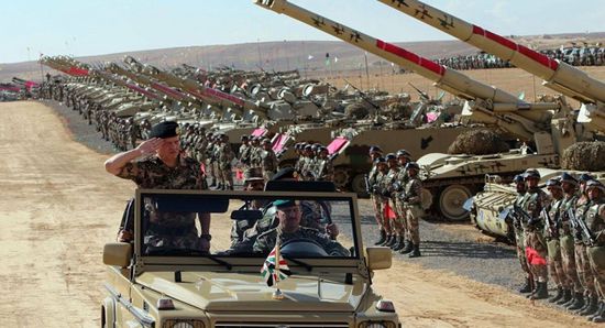 القوات المسلحة الأردنية تعزز انتشارها على الحدود الشمالية والشرقية