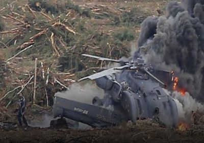 سقوط مروحية روسية في ريف الحسكة ومقتل قائدها