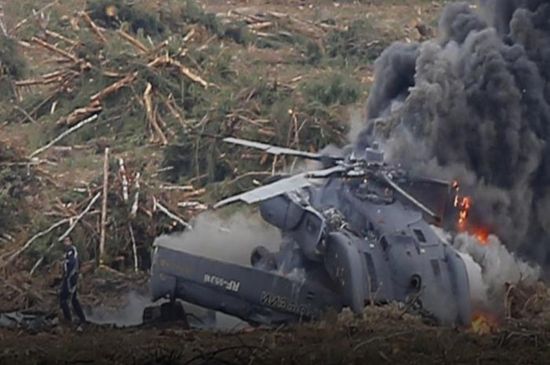 سقوط مروحية روسية في ريف الحسكة ومقتل قائدها