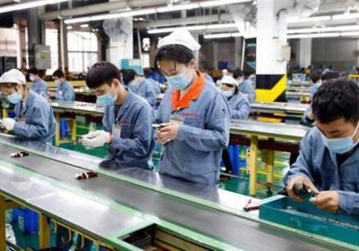 أنشطة المصانع في الصين تنمو بوتيرة ضعيفة خلال فبراير ‏ ‏