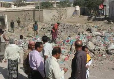 "انتقالي حالمين" يرعى حملة نظافة في المديرية