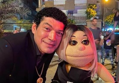 باسم سمرة يروج لمسلسله مع أبلة فاهيتا