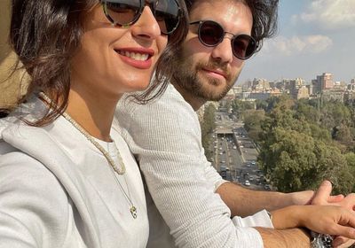 شريف رمزي بصحبة زوجته ريهام أيمن في أحدث ظهور له (صور)