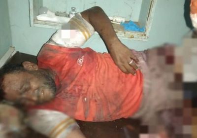 قذيفة حوثية تقتل وتصيب شقيقين في حيس
