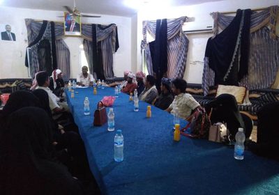 "انتقالي الغيضة" يناقش الوضع التنظيمي للقيادة المحلية