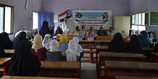 مدرسة أسماء تتصدر مسابقة "انتقالي لحج" بالحوطة