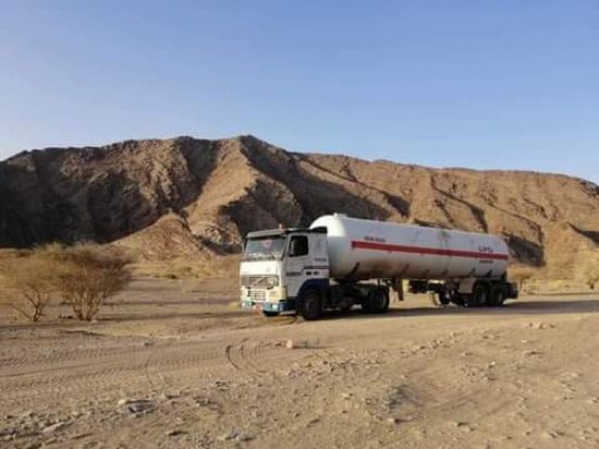 تهريب شحنات الغاز المخصصة لشبوة إلى الحوثيين