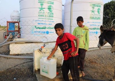 "سلمان للإغاثة" يدبر الاحتياجات المائية لـ 3 مديريات بحجة