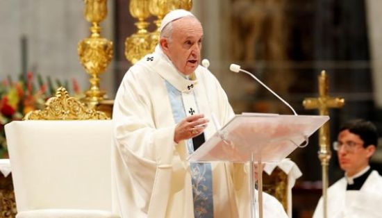 البابا فرنسيس يوجه رسالة إلى ساسة العراق