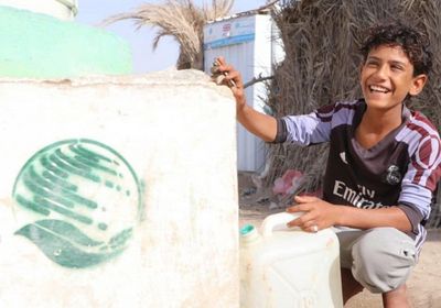 "سلمان للإغاثة" يواصل الإمداد المائي في الخوخة
