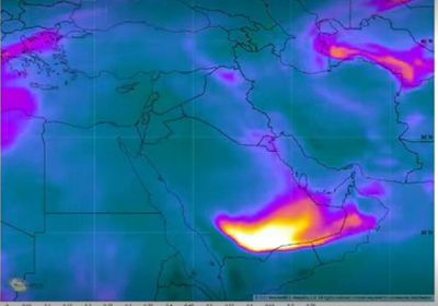 موجة غبار تزحف لمحافظات الجنوب